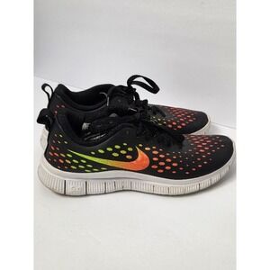 Nike Athletic Shoes 6.5 Youth Black & Neon colors Women's sz 8